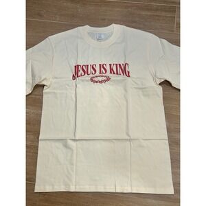 Jesus is King T Shirt Ivory Religious Christian Graphic Tee